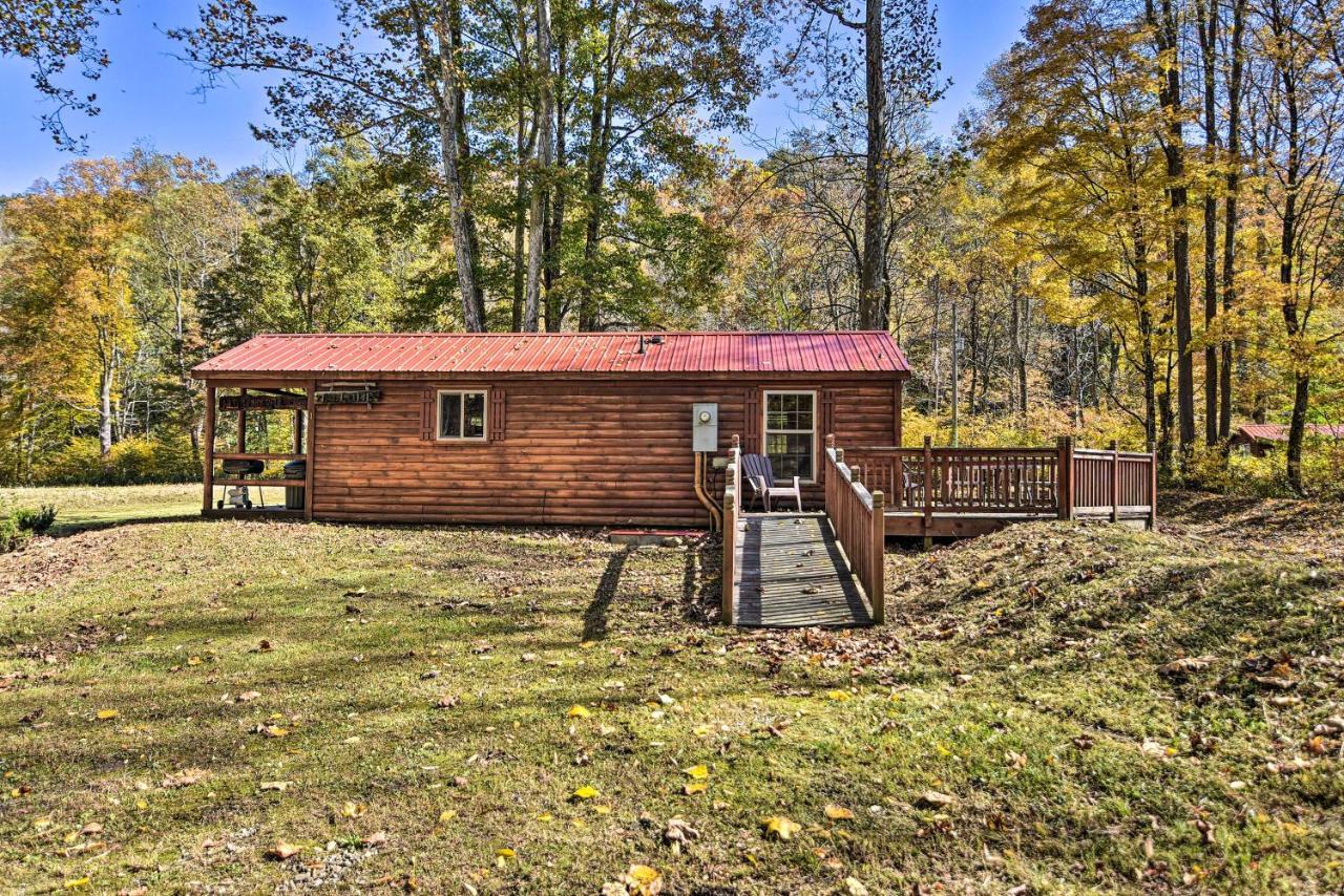 Rural Cabin Hideaway With Fire Pit And Mtn Views! Parsons Dış mekan fotoğraf